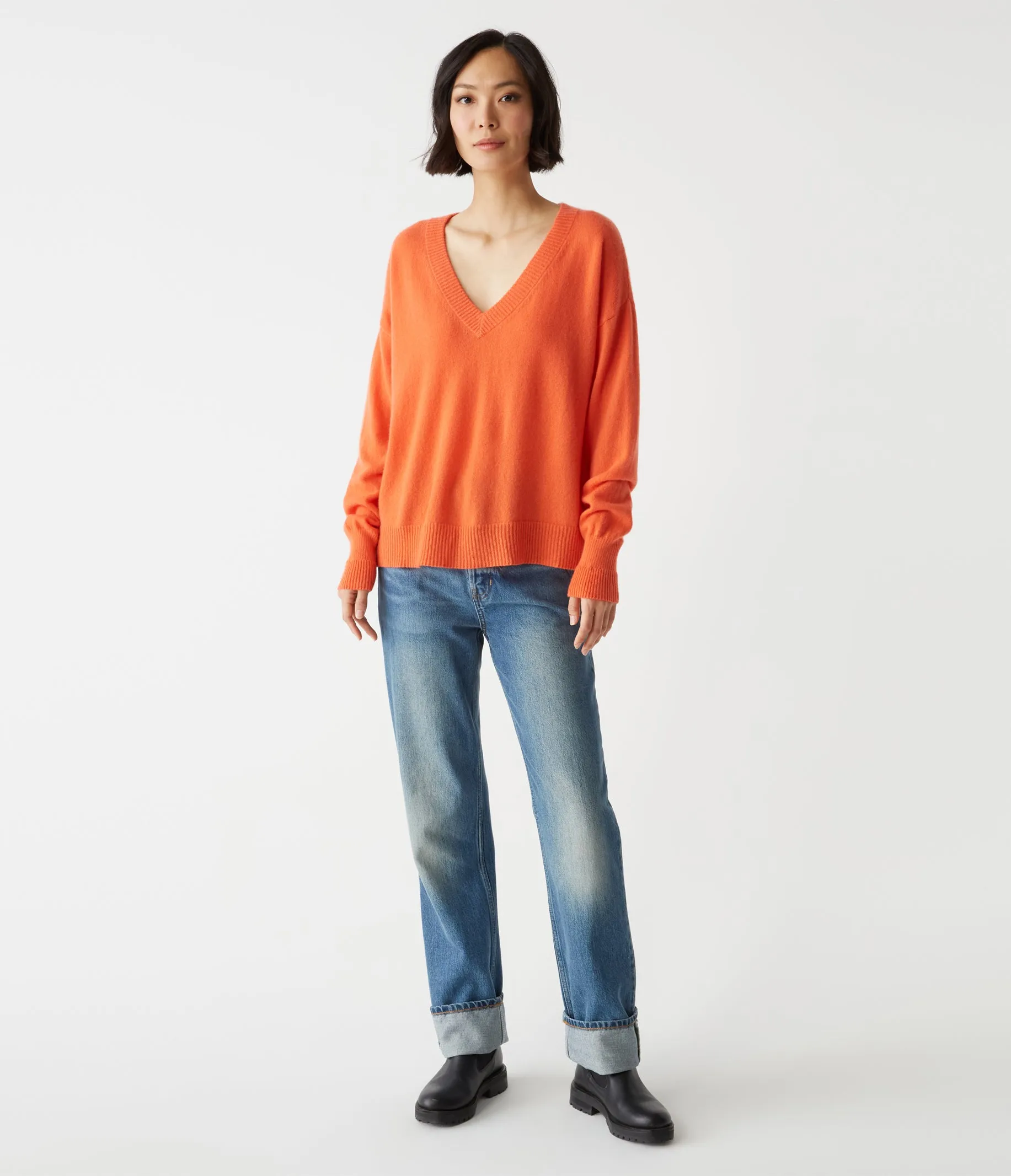 Gemma V-Neck Cashmere Sweater