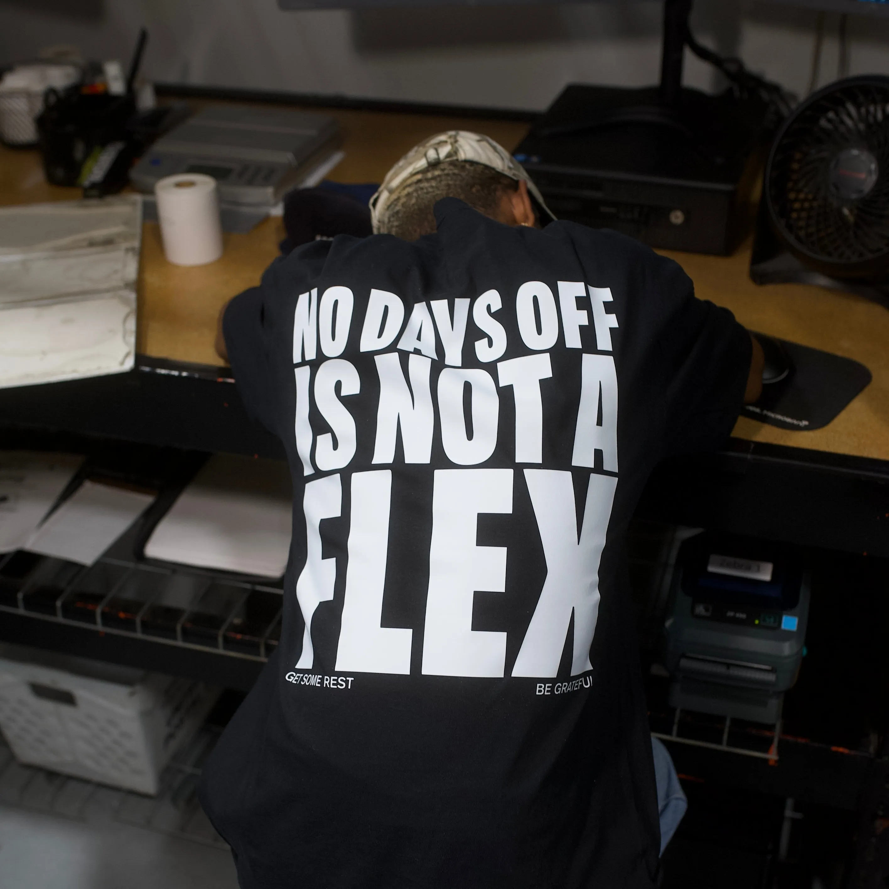 Get Some Rest Tee - Black
