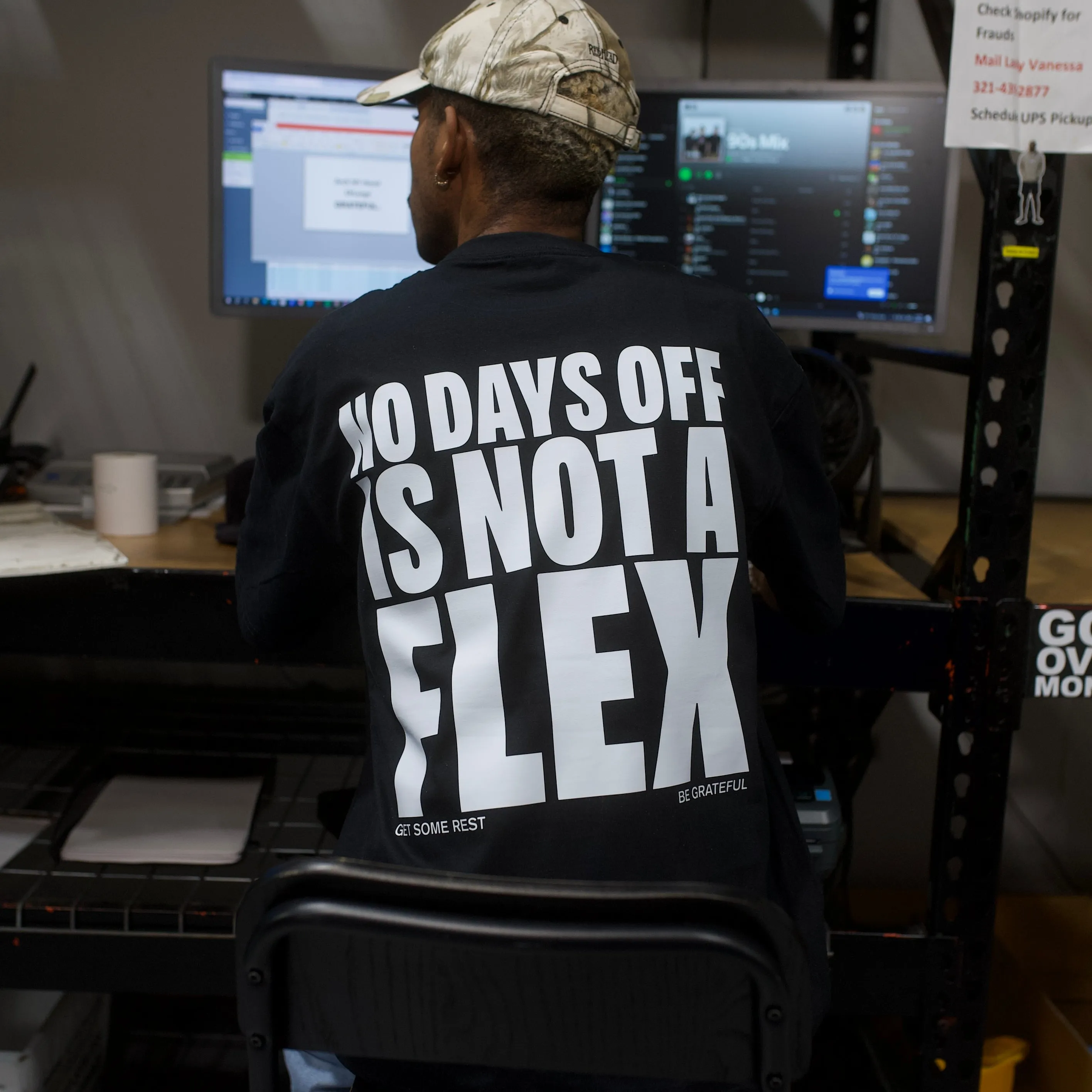 Get Some Rest Tee - Black