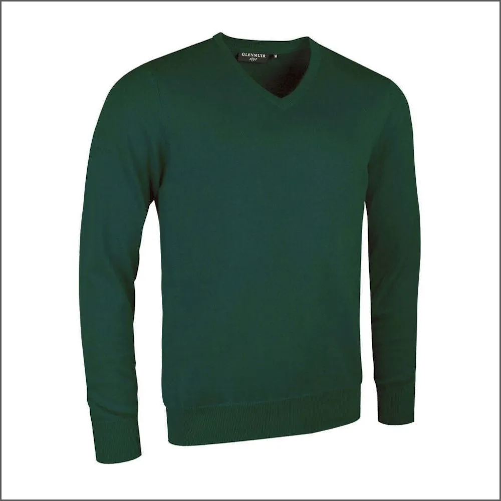 Glenmuir Eden V Neck Cotton Sweater//