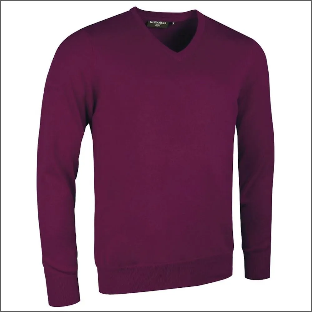 Glenmuir Eden V Neck Cotton Sweater//