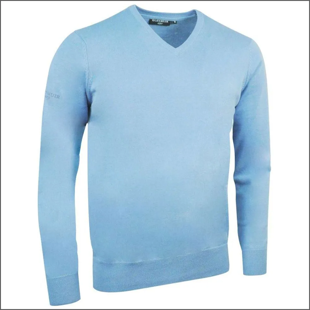 Glenmuir Eden V Neck Cotton Sweater//