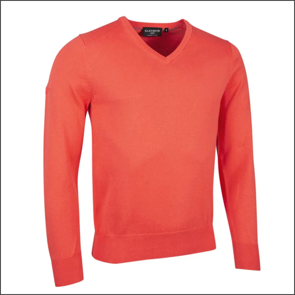 Glenmuir Eden V Neck Cotton Sweater//