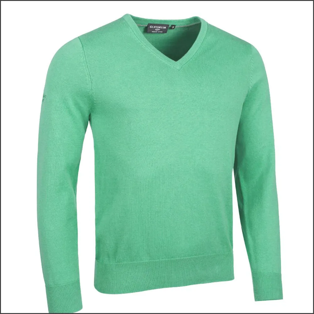 Glenmuir Eden V Neck Cotton Sweater//