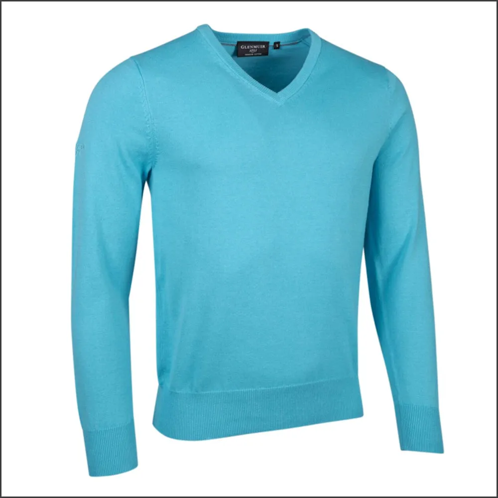 Glenmuir Eden V Neck Cotton Sweater//