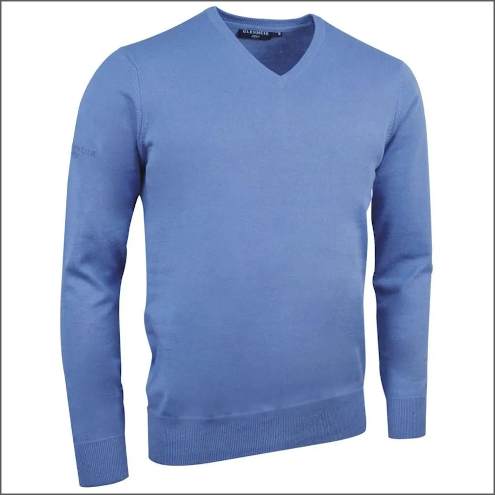 Glenmuir Eden V Neck Cotton Sweater//