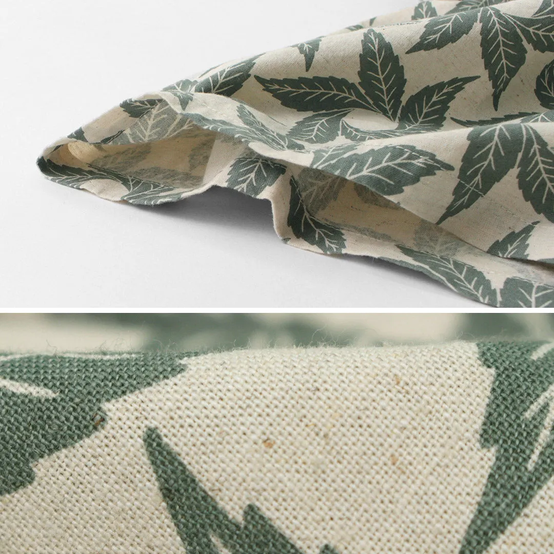GOHEMP / Collarless Short Sleeve Shirt Tornado Print