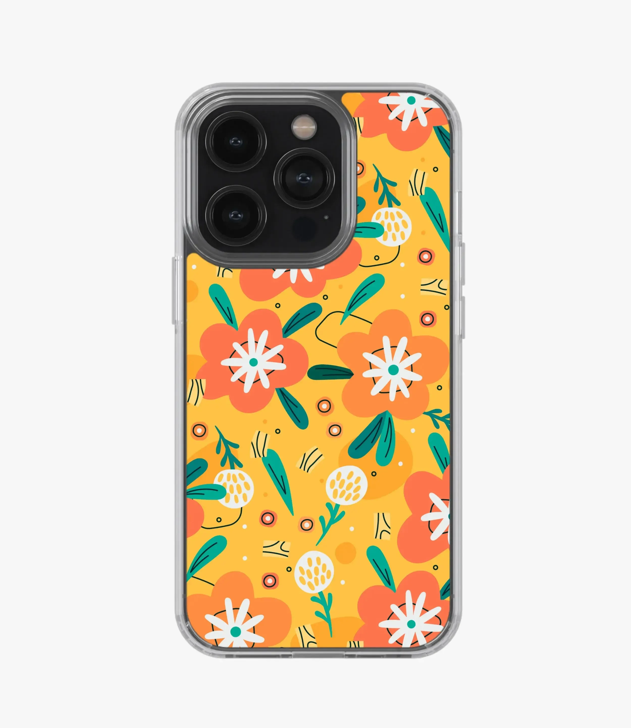 Groovy Floral Silicone Case