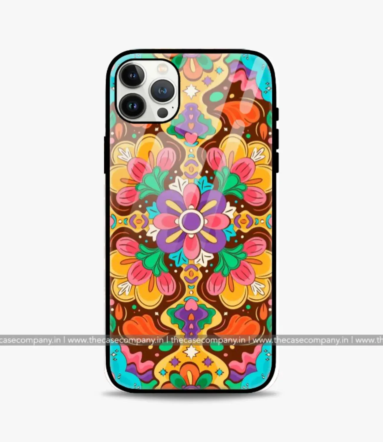 Groovy Psychedelic Pattern Glass Case