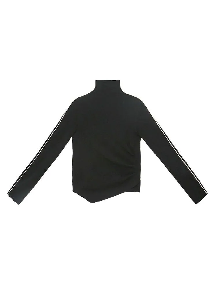 Half-high neck knit sweater【s0000005376】
