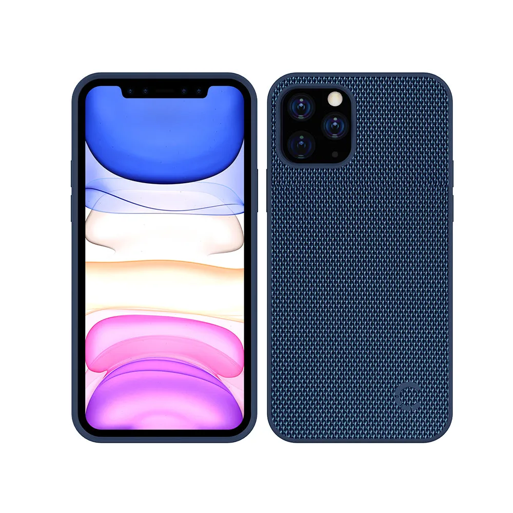 iPhone 12 Pro Max Slim Fabric Case - Navy