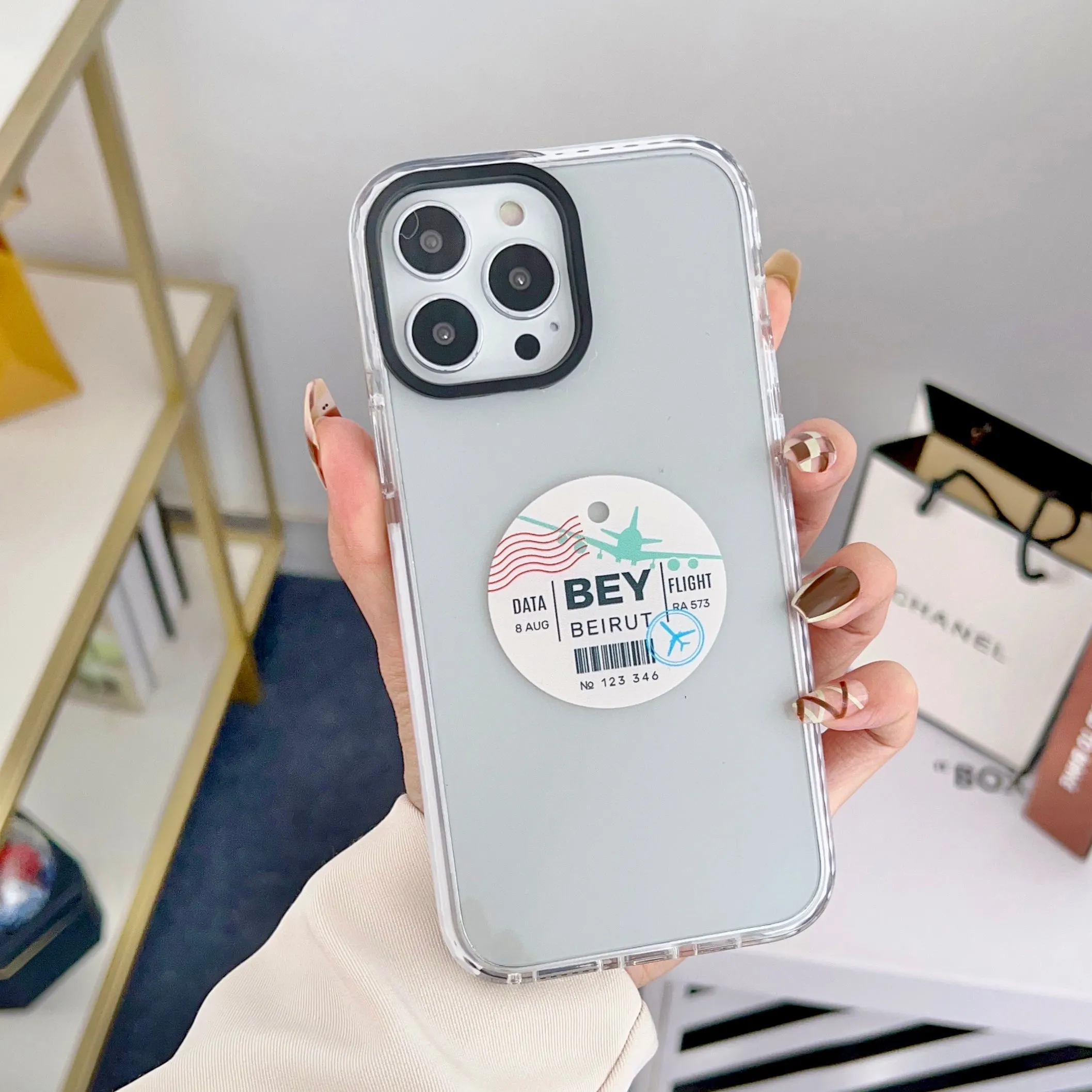 iPhone Impact Proof Silicon Case ( World Stamp )