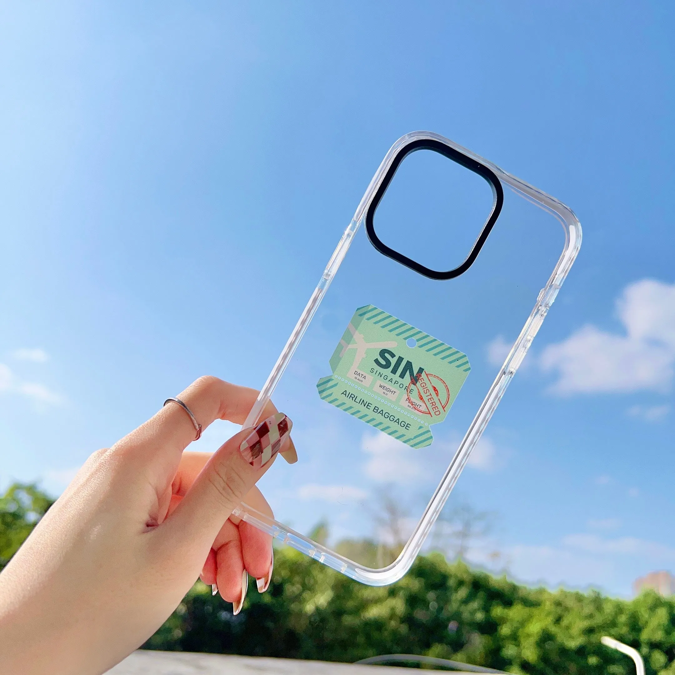 iPhone Impact Proof Silicon Case ( World Stamp )