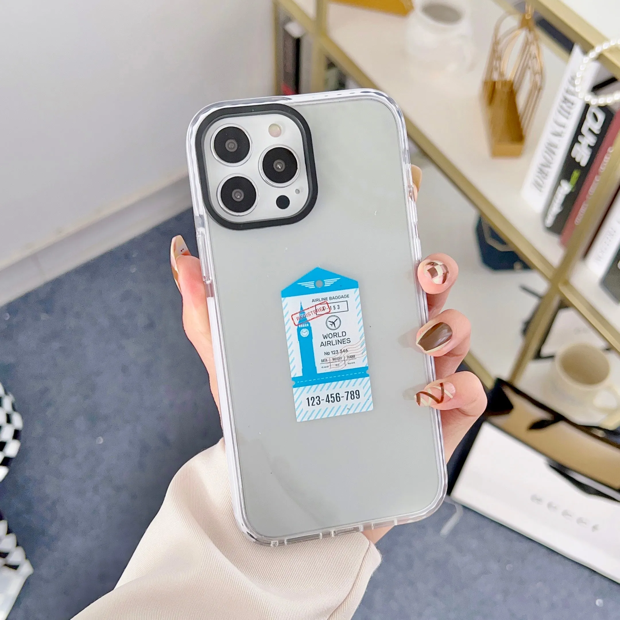 iPhone Impact Proof Silicon Case ( World Stamp )