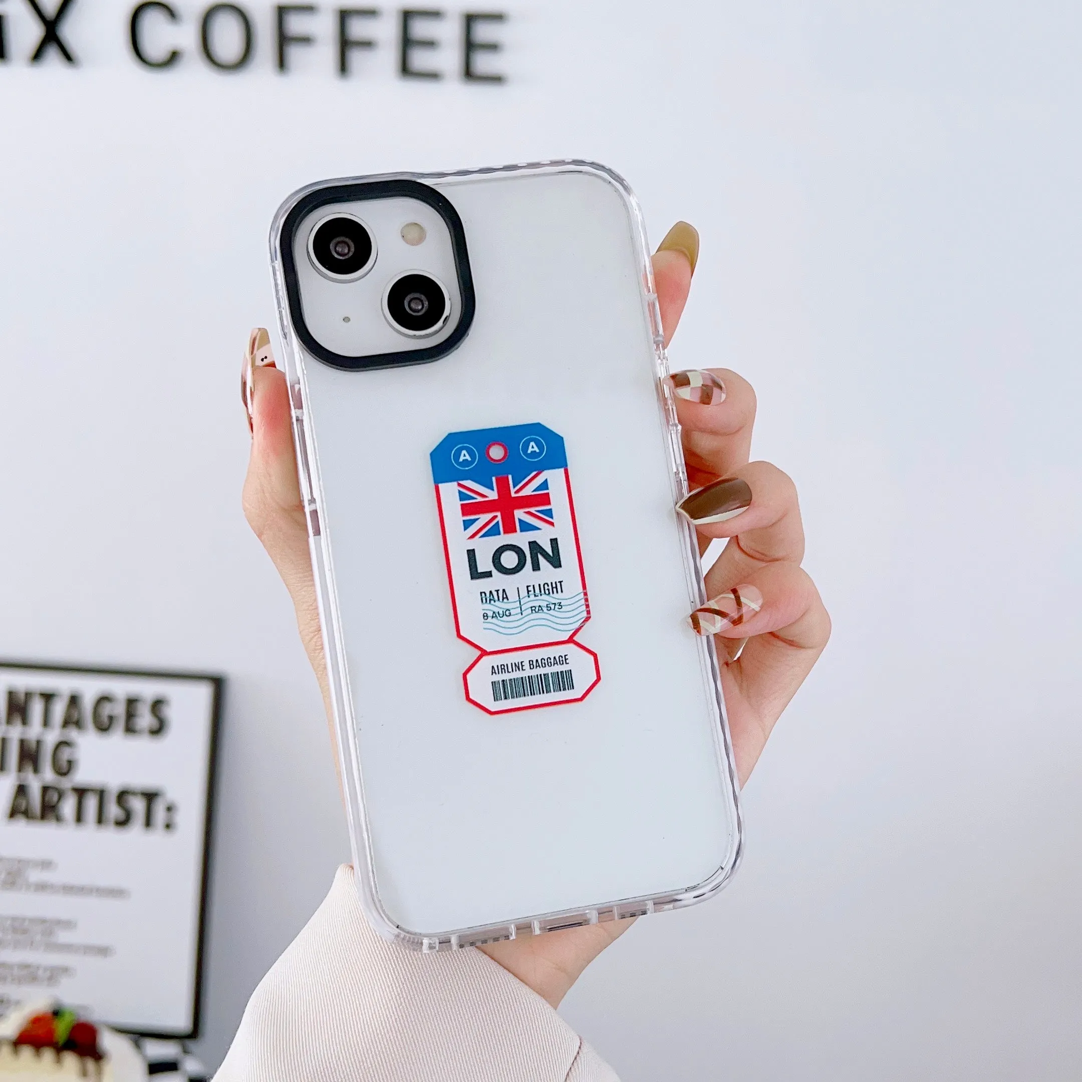 iPhone Impact Proof Silicon Case ( World Stamp )