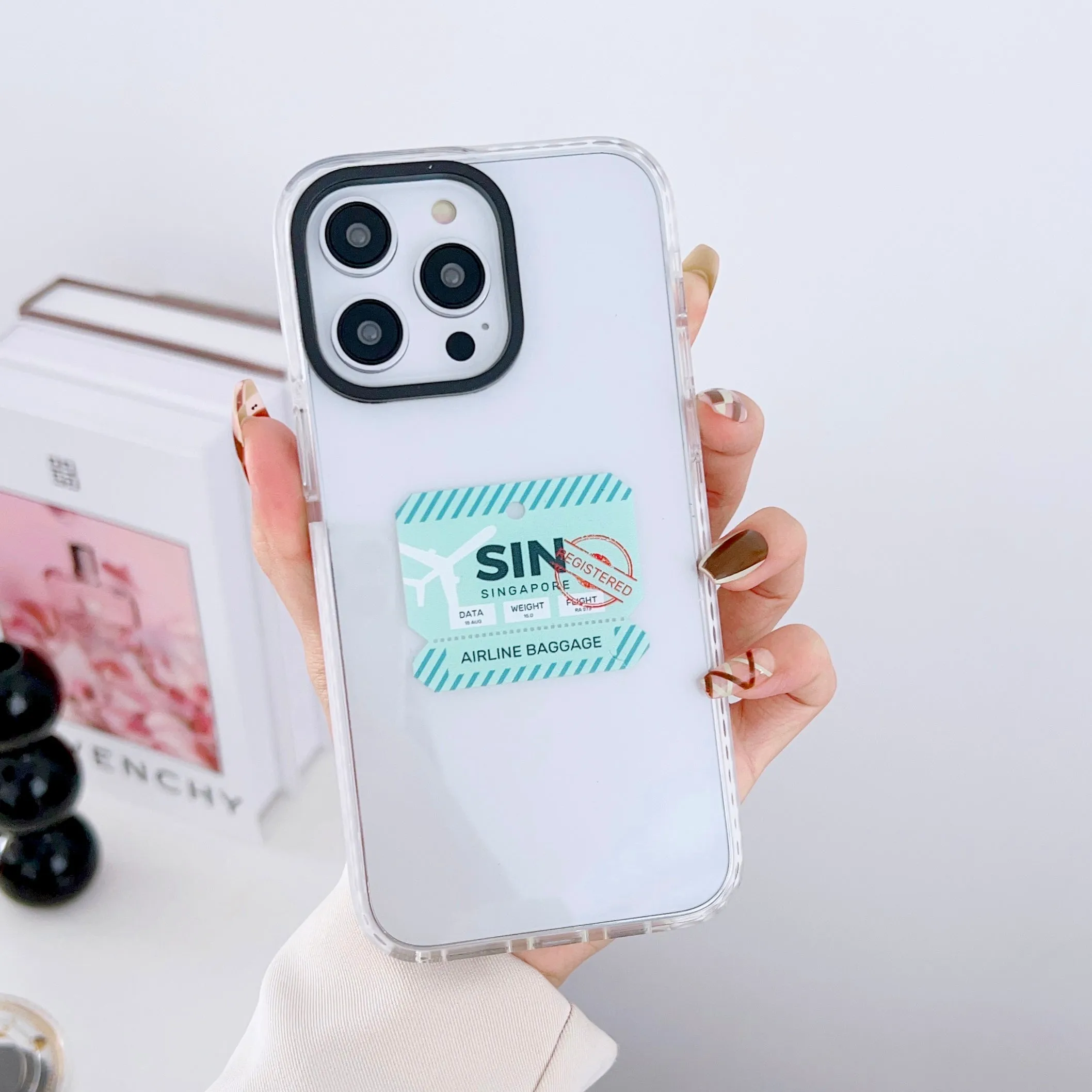 iPhone Impact Proof Silicon Case ( World Stamp )