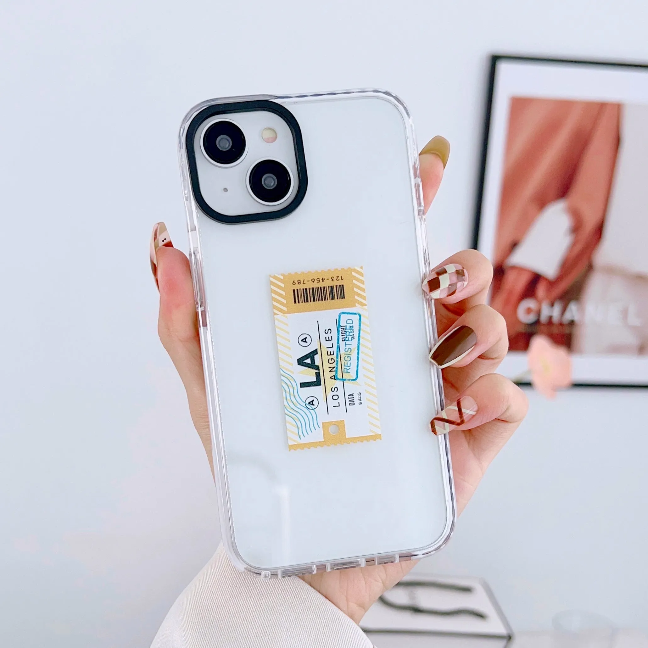 iPhone Impact Proof Silicon Case ( World Stamp )