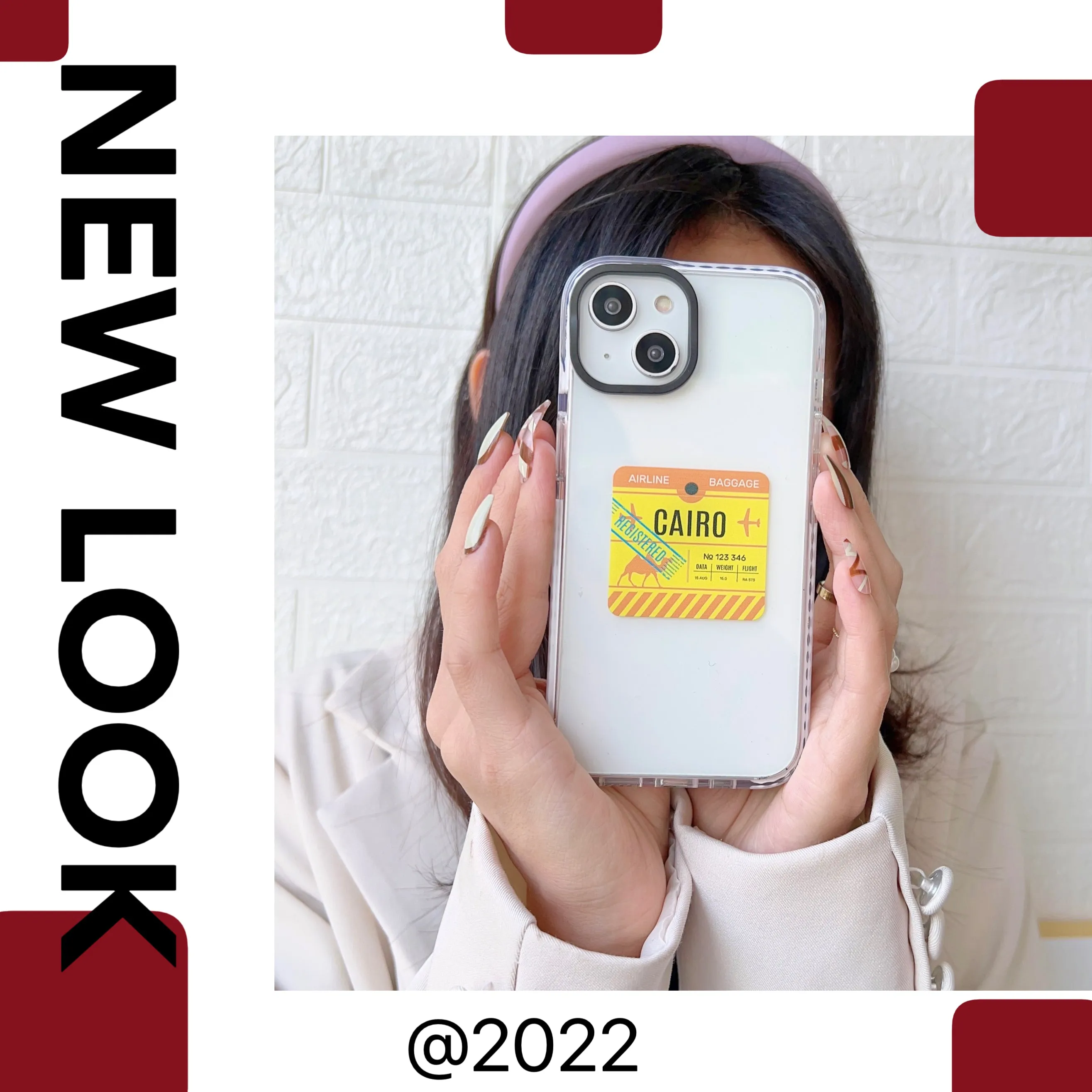 iPhone Impact Proof Silicon Case ( World Stamp )