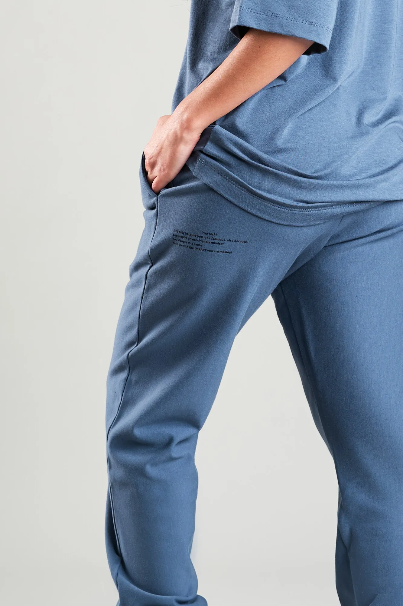 J019MI Organic Cotton & Bamboo Neutral Joggers