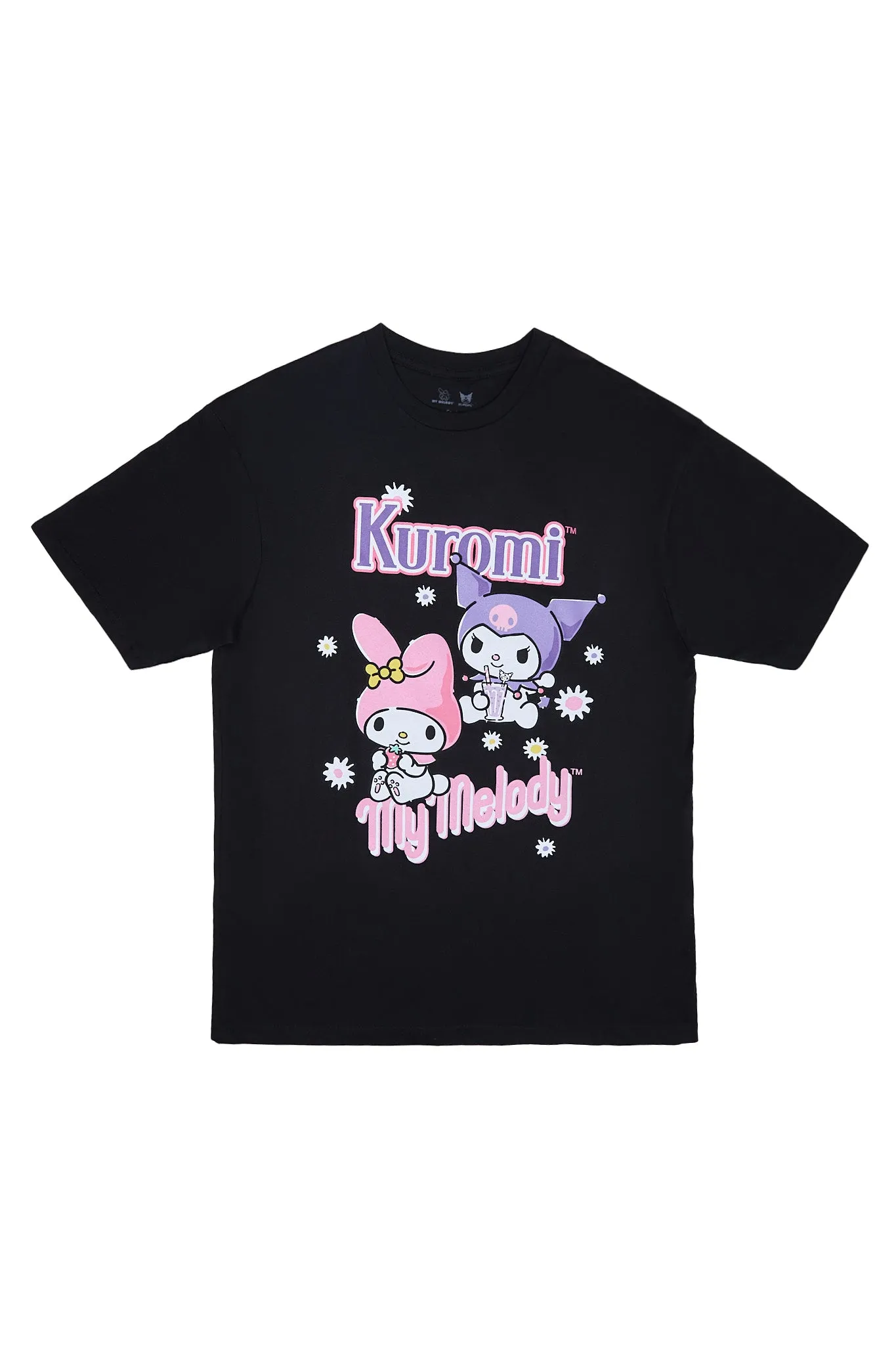 Relaxed Graphic Tee featuring Kuromi and My Melody