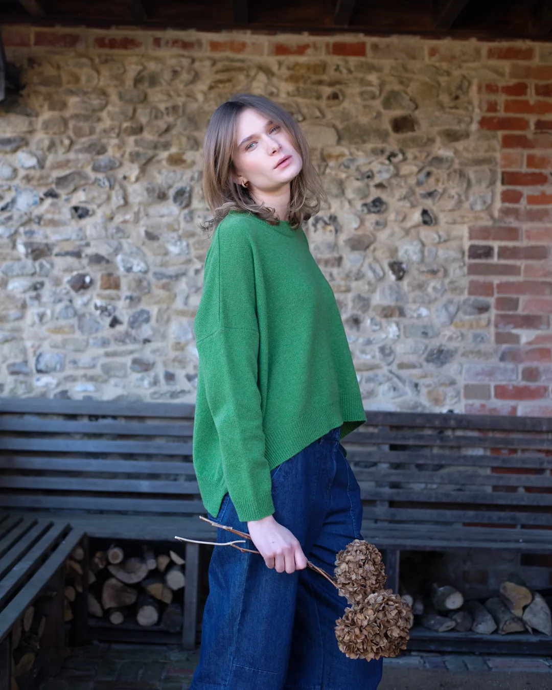 Layla Boxy Fit Wool Jumper