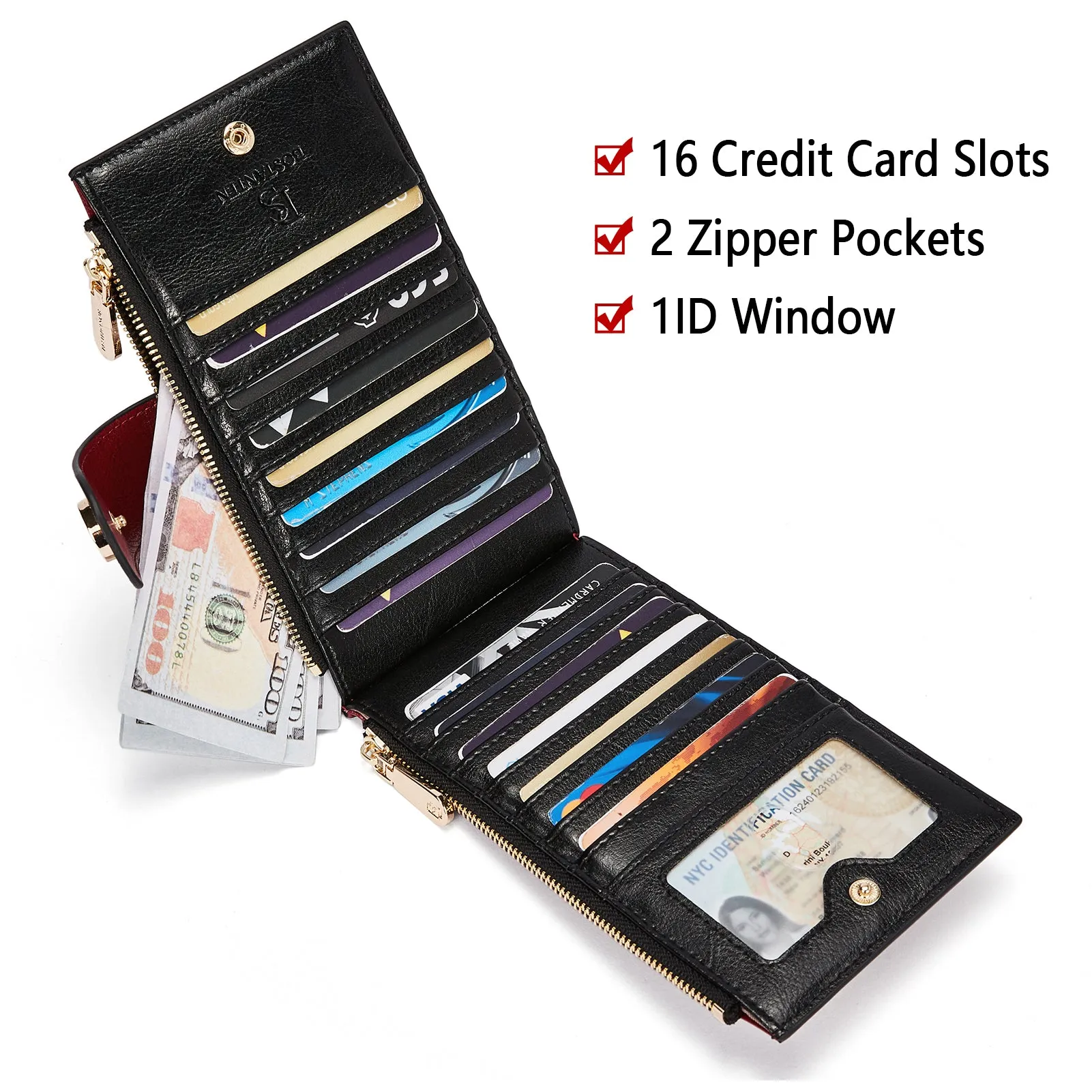 Lomy Leather Slim Wallet — Bifold Purse