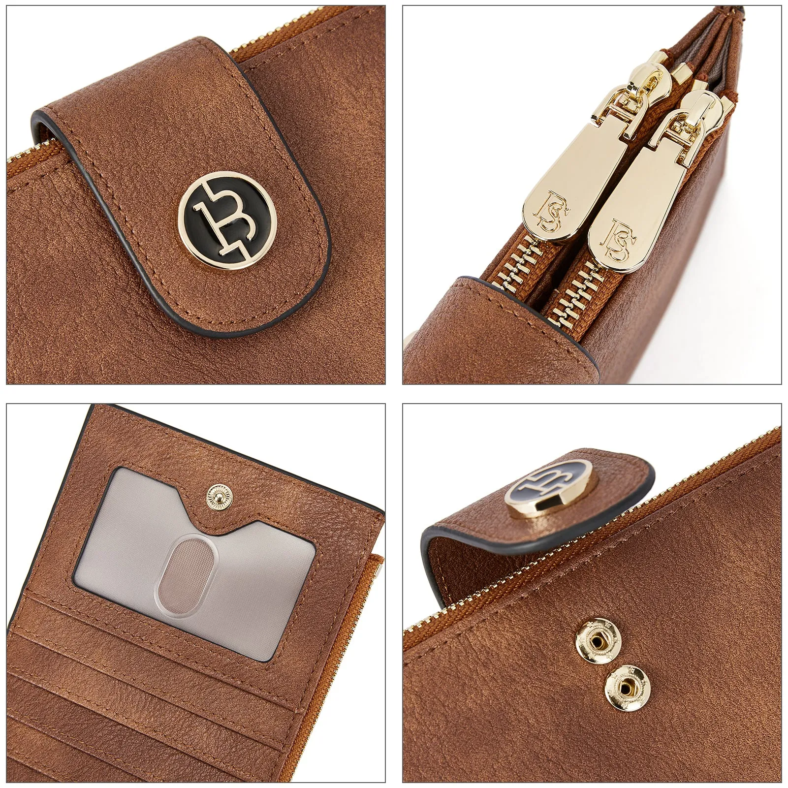 Lomy Leather Slim Wallet — Bifold Purse