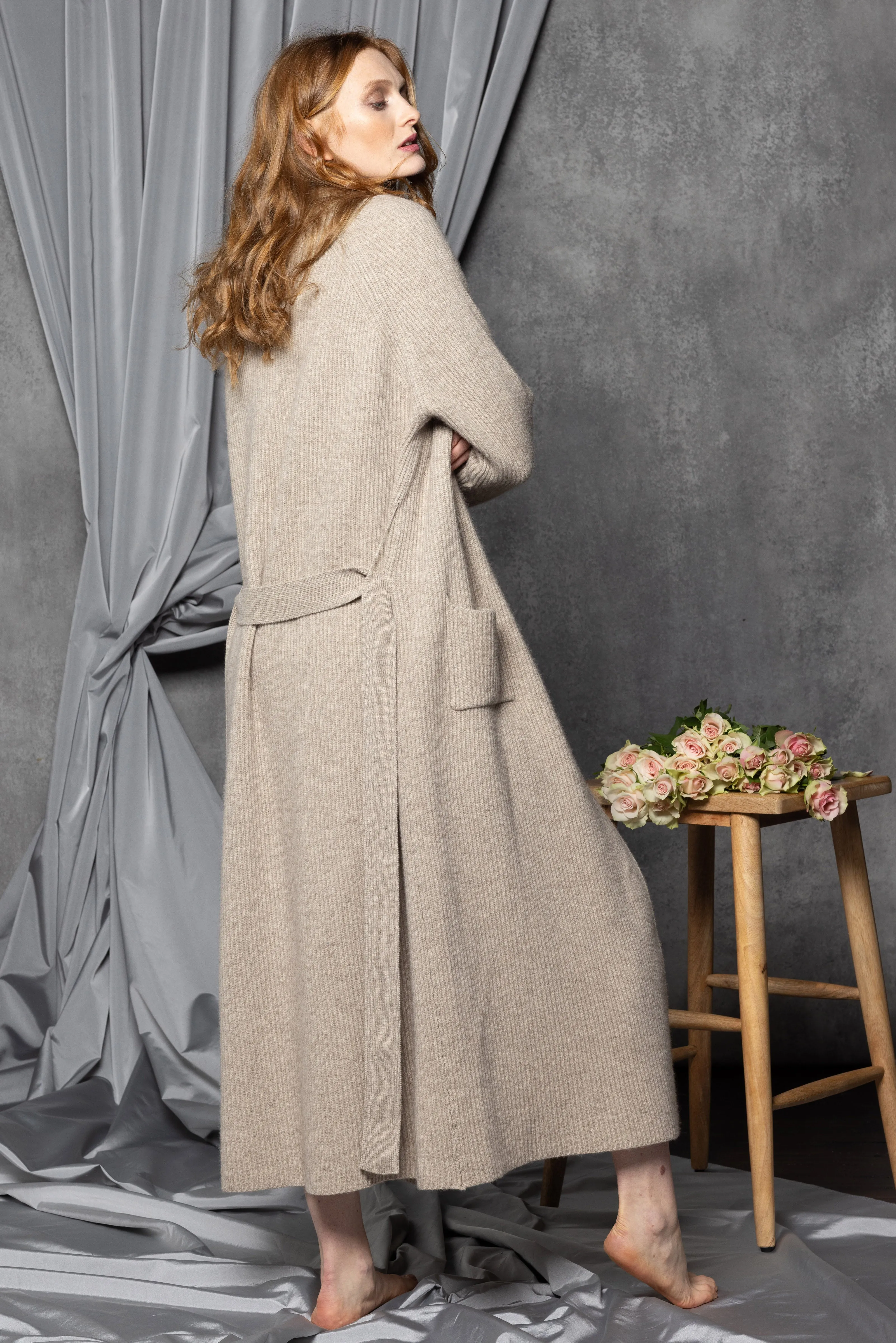 Madigan Pure Cashmere Dressing Gown (in stock, 3-day delivery)