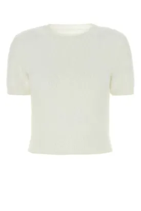 MAISON MARGIELA | Ivory angora blend sweater
