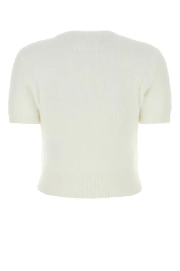 MAISON MARGIELA | Ivory angora blend sweater