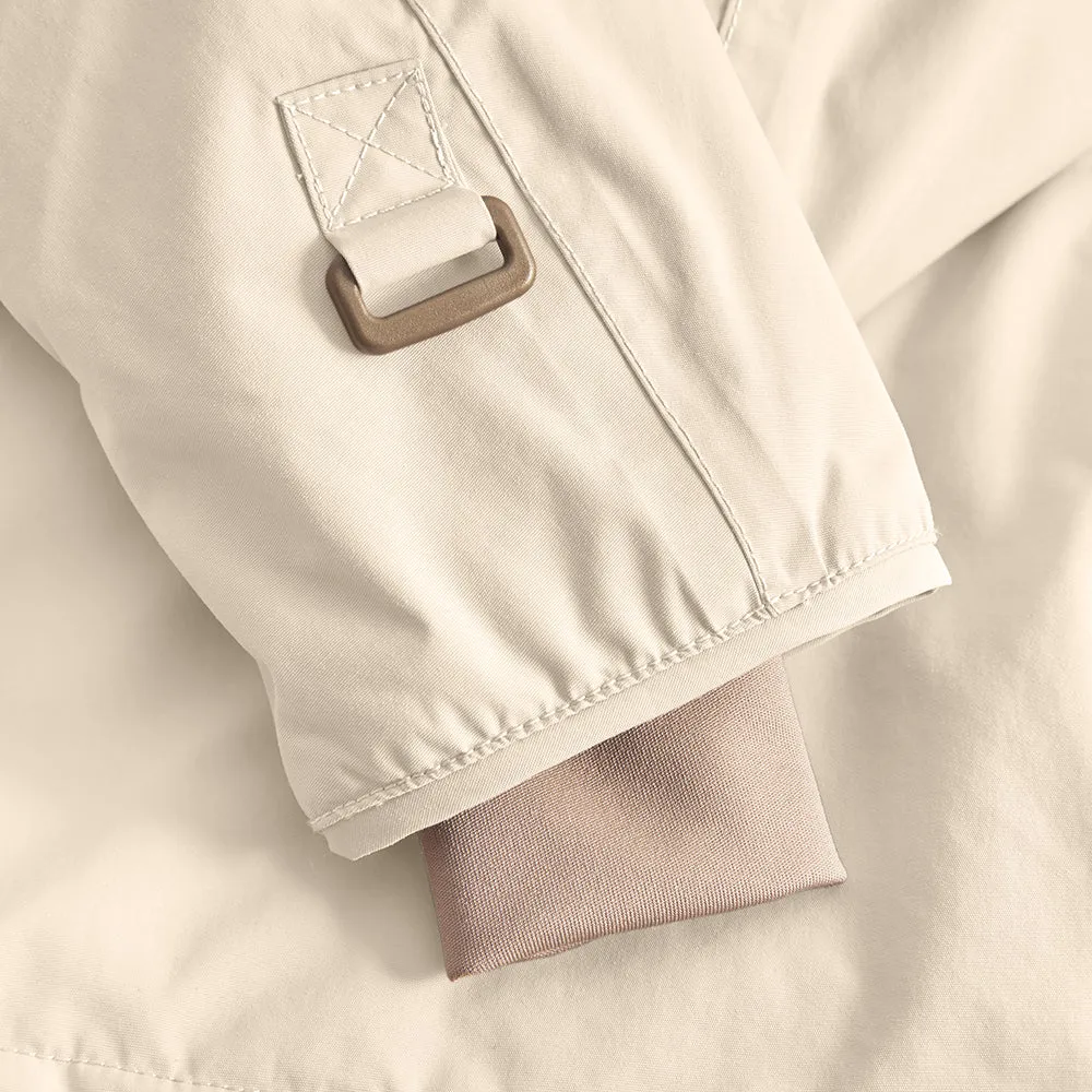 MATWANG Fleece Lined Winter Jacket - Angora Cream