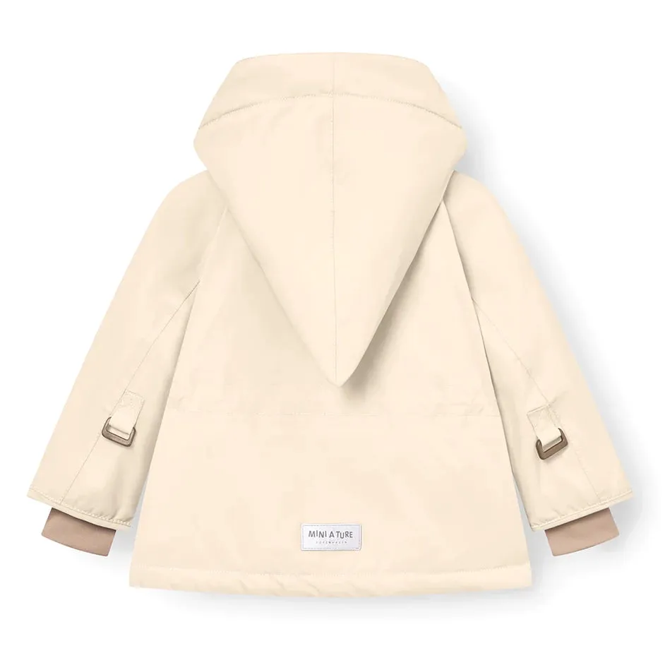 MATWANG Fleece Lined Winter Jacket - Angora Cream