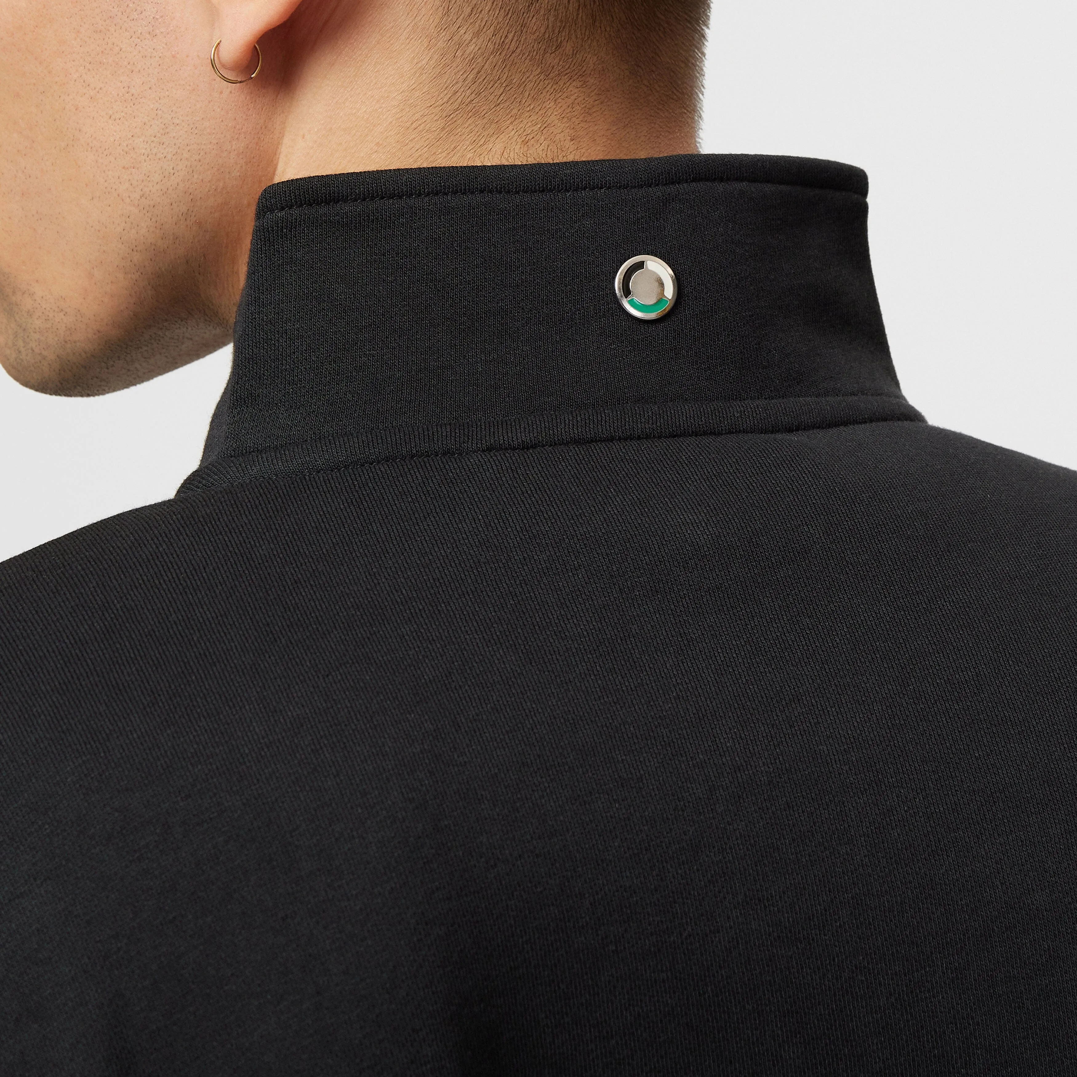 Mercedes AMG Petronas F1 1/4 Zip Sweatshirt- Black