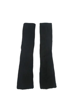 [MIAE] FW 24 Angora leg warmer (Black/Ivory)