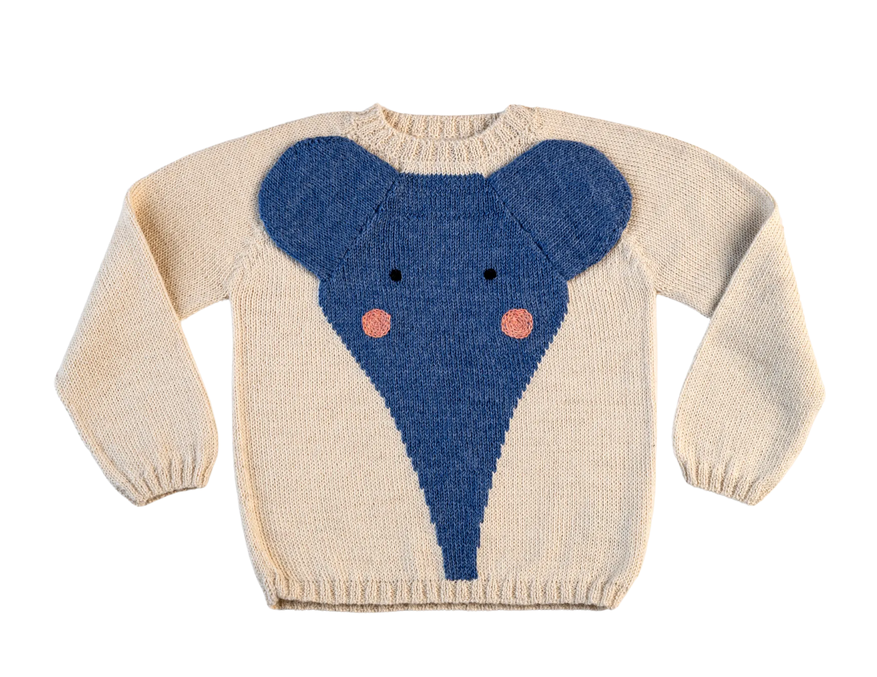 NW628 INDIGO CLASSIC ELEPHANT SWEATER