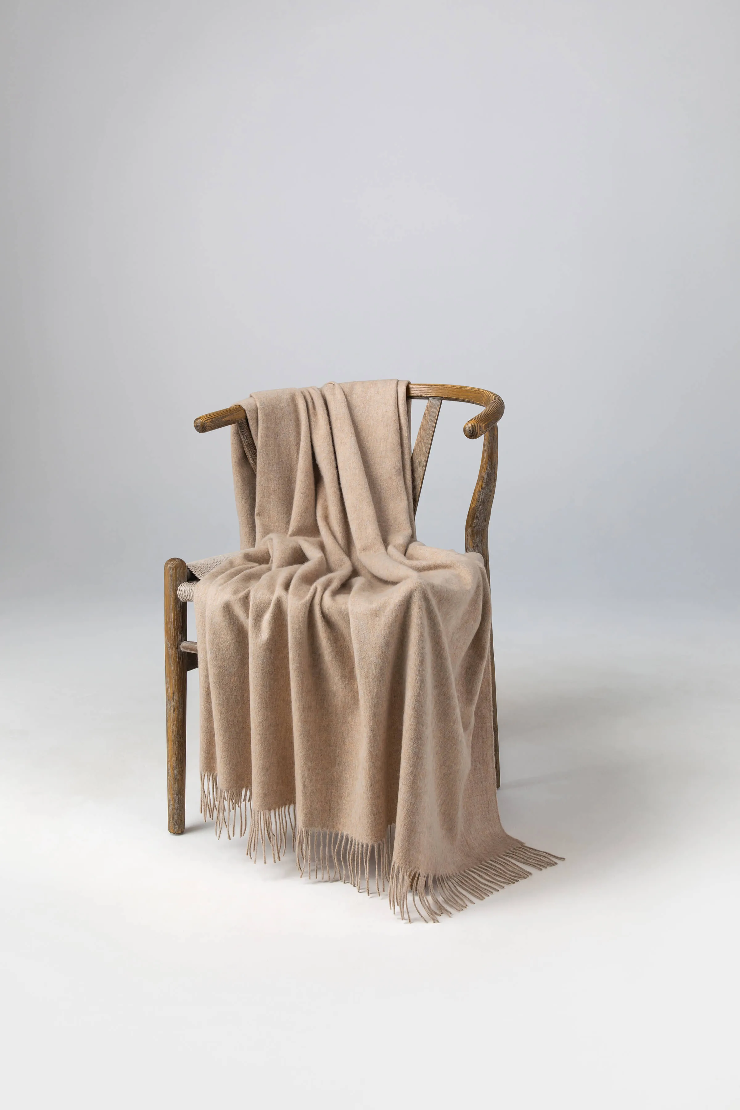 Oatmeal Cashmere Throw
