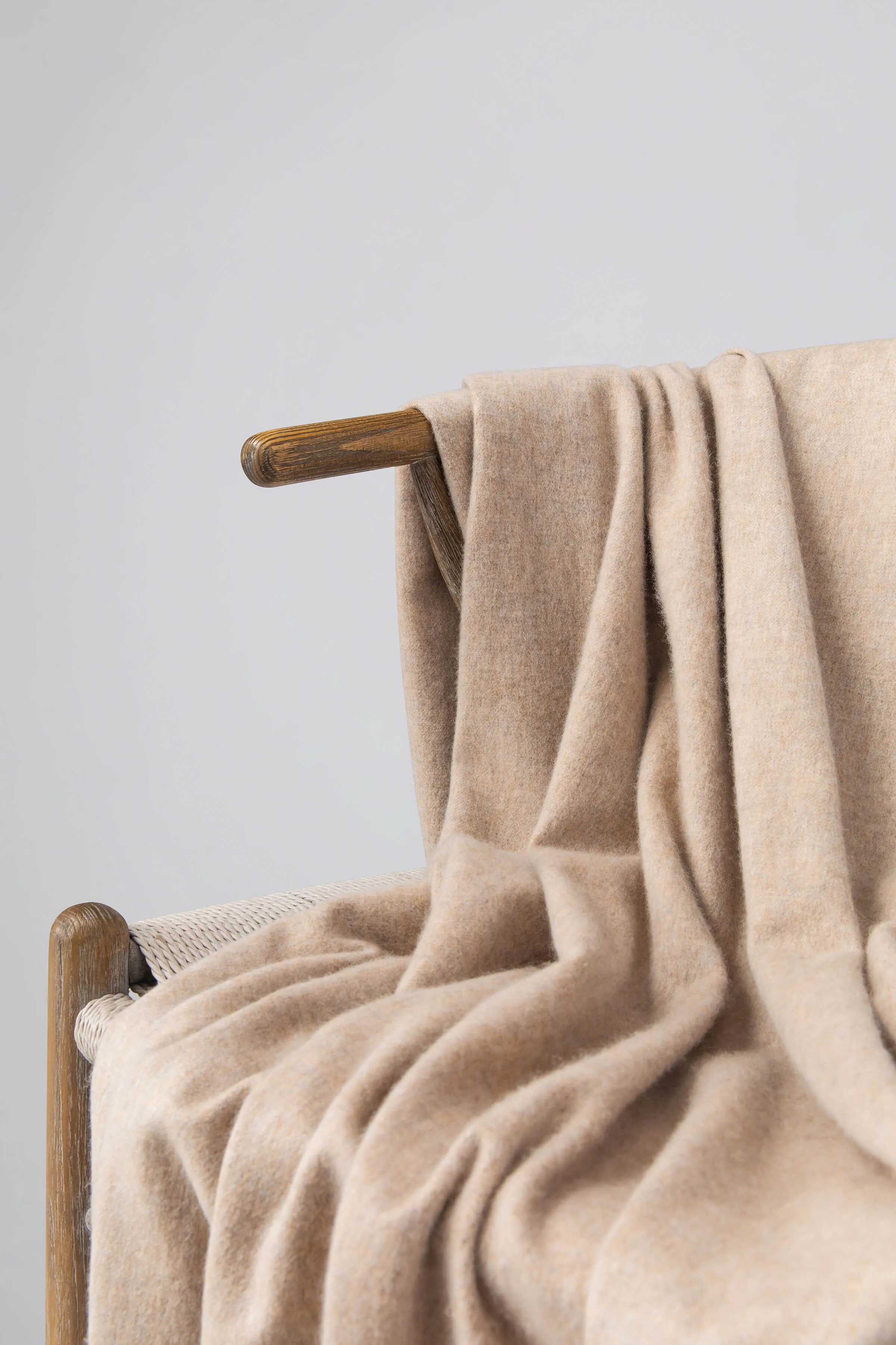 Oatmeal Cashmere Throw