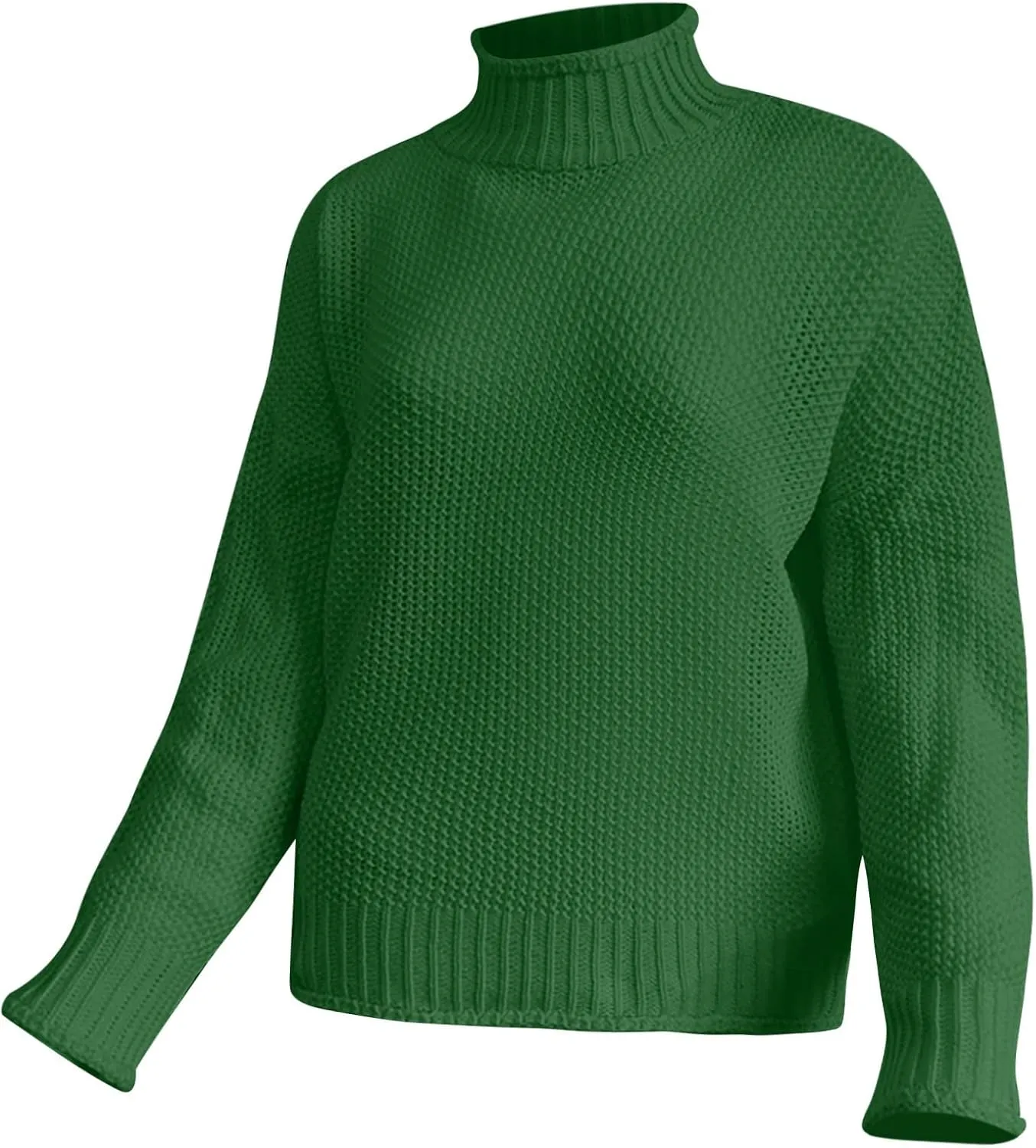 Oversized Sweaters for Women Cable Knit Pullover Sweater Wool Turtleneck Long Sleeve Jumper Fall Winter Casual Tops