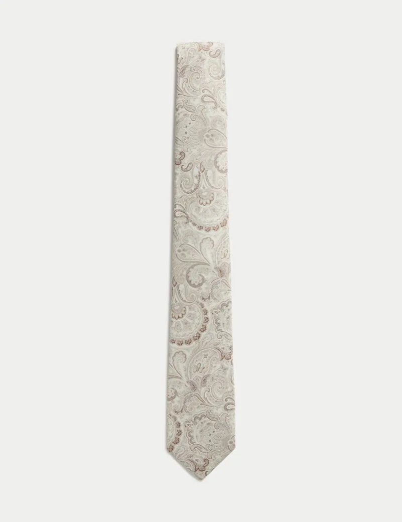 Paisley Tie & Pocket Square Set