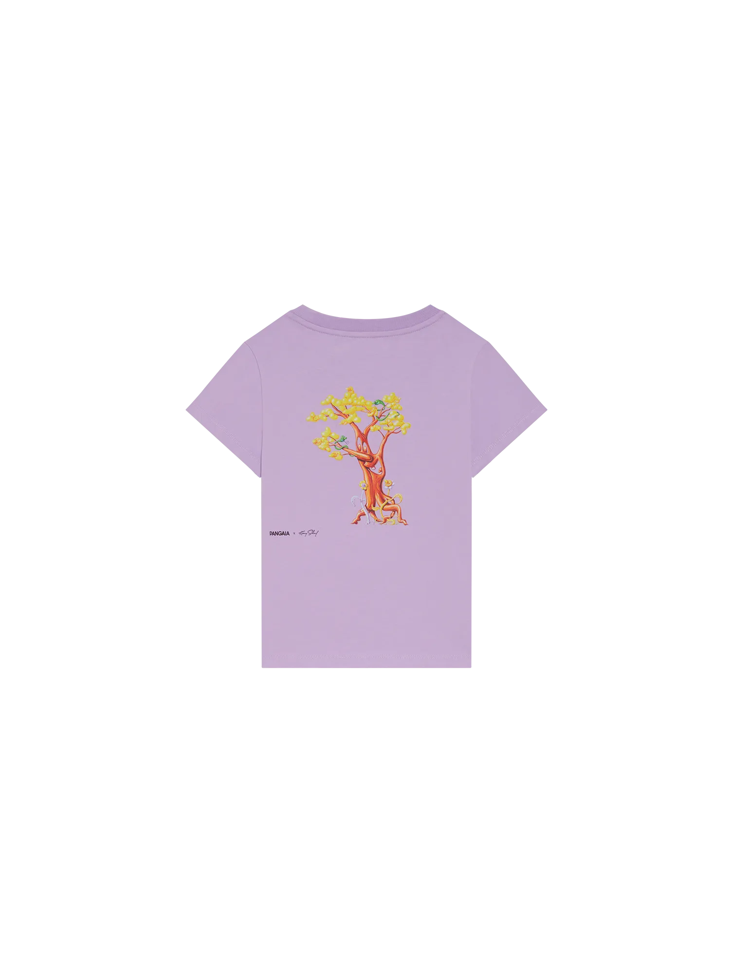 PANGAIA x Kenny Scharf Kids' 365 T-Shirt—orchid purple