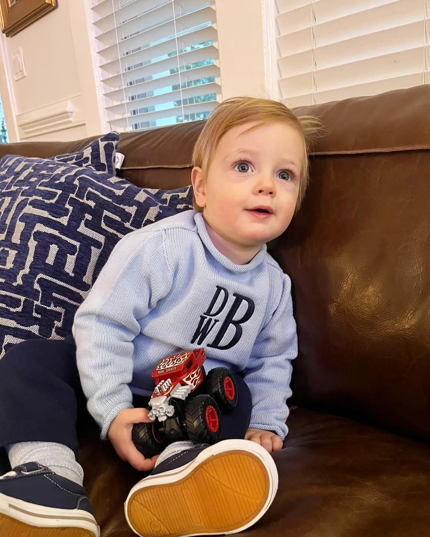 Personalized Children's Cotton Rollneck Sweater