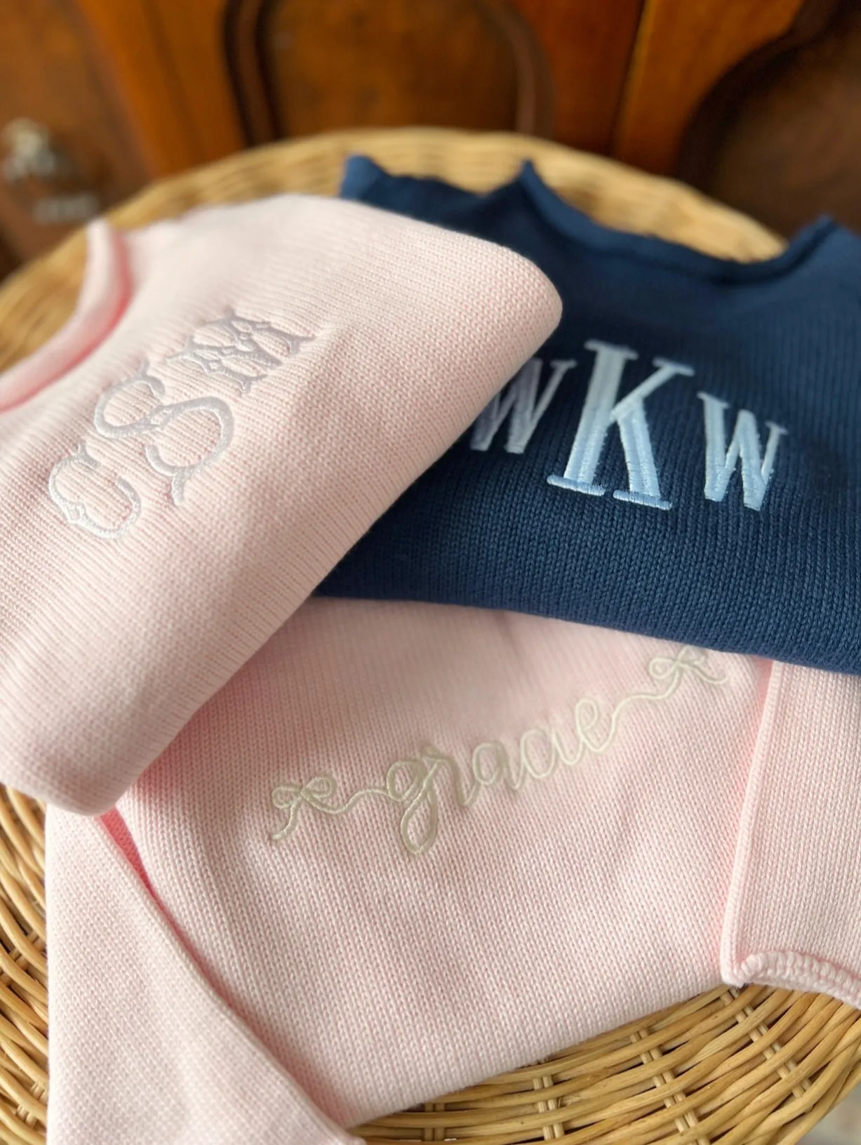 Personalized Children's Cotton Rollneck Sweater
