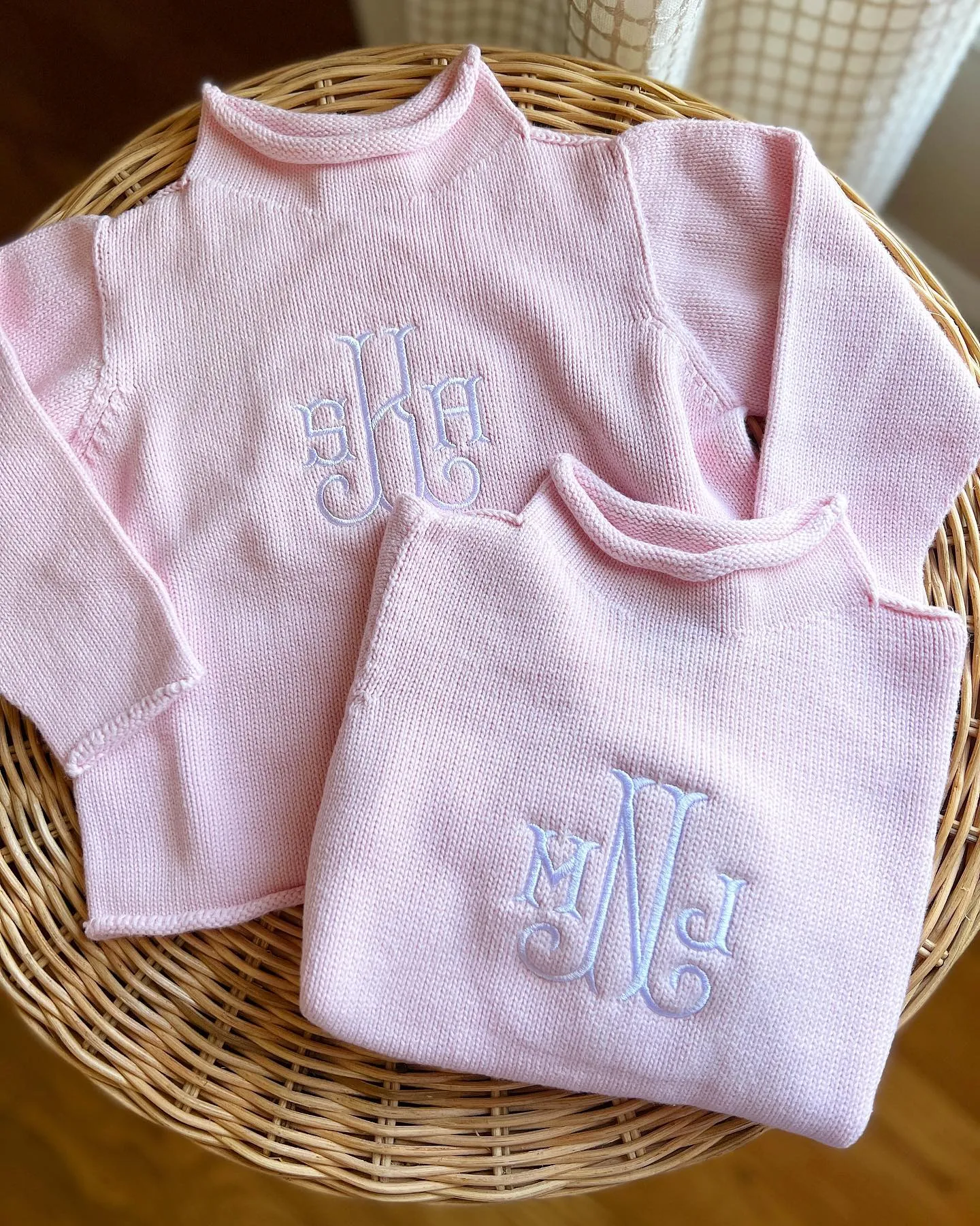 Personalized Children's Cotton Rollneck Sweater