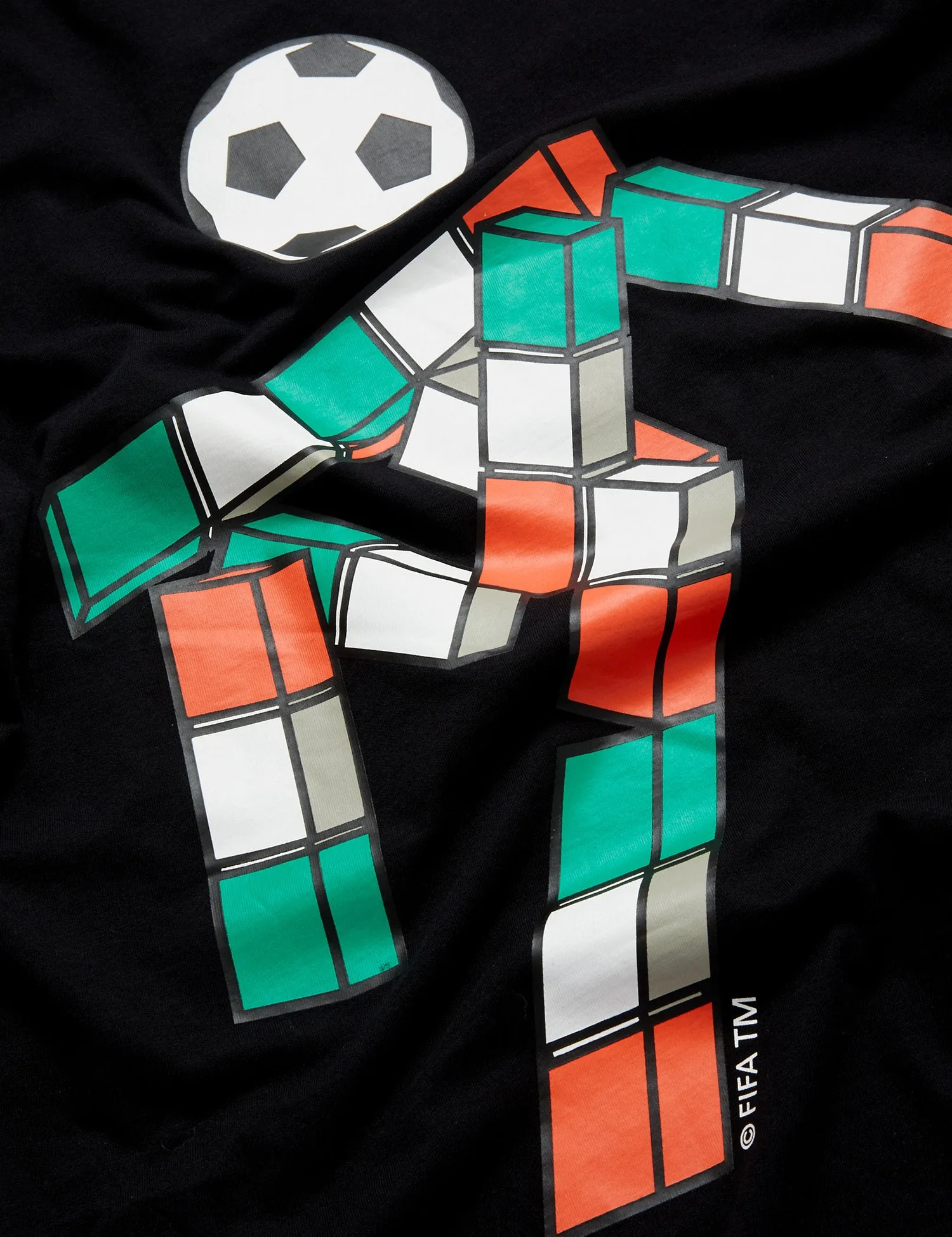 Pure Cotton Italia Football T-Shirt