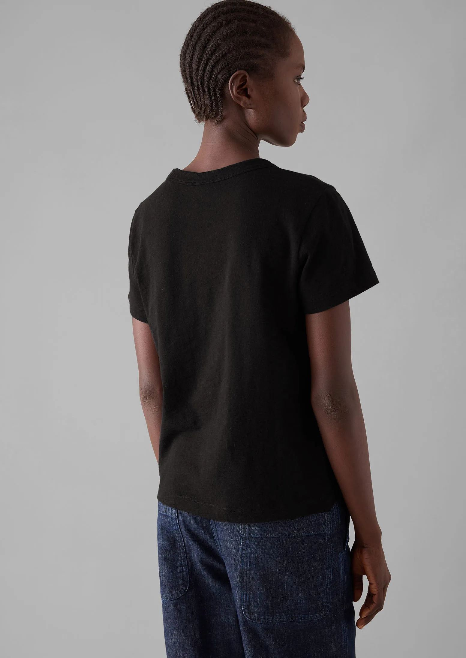 Sadie Organic Cotton Boy Tee | Carbon Black