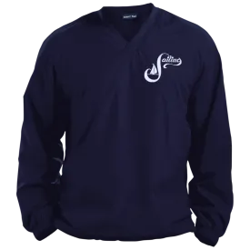Sailing white on Pullover V-Neck Windshirt