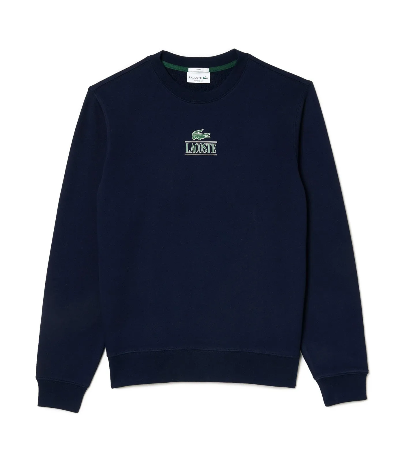 Signature Print Jogger Sweatshirt Navy Blue