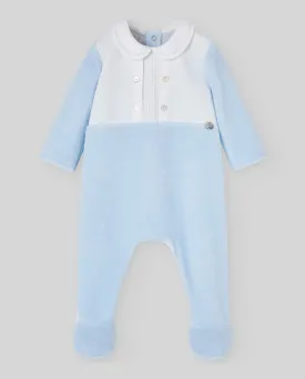 Ternura Pleated Button Top Footie