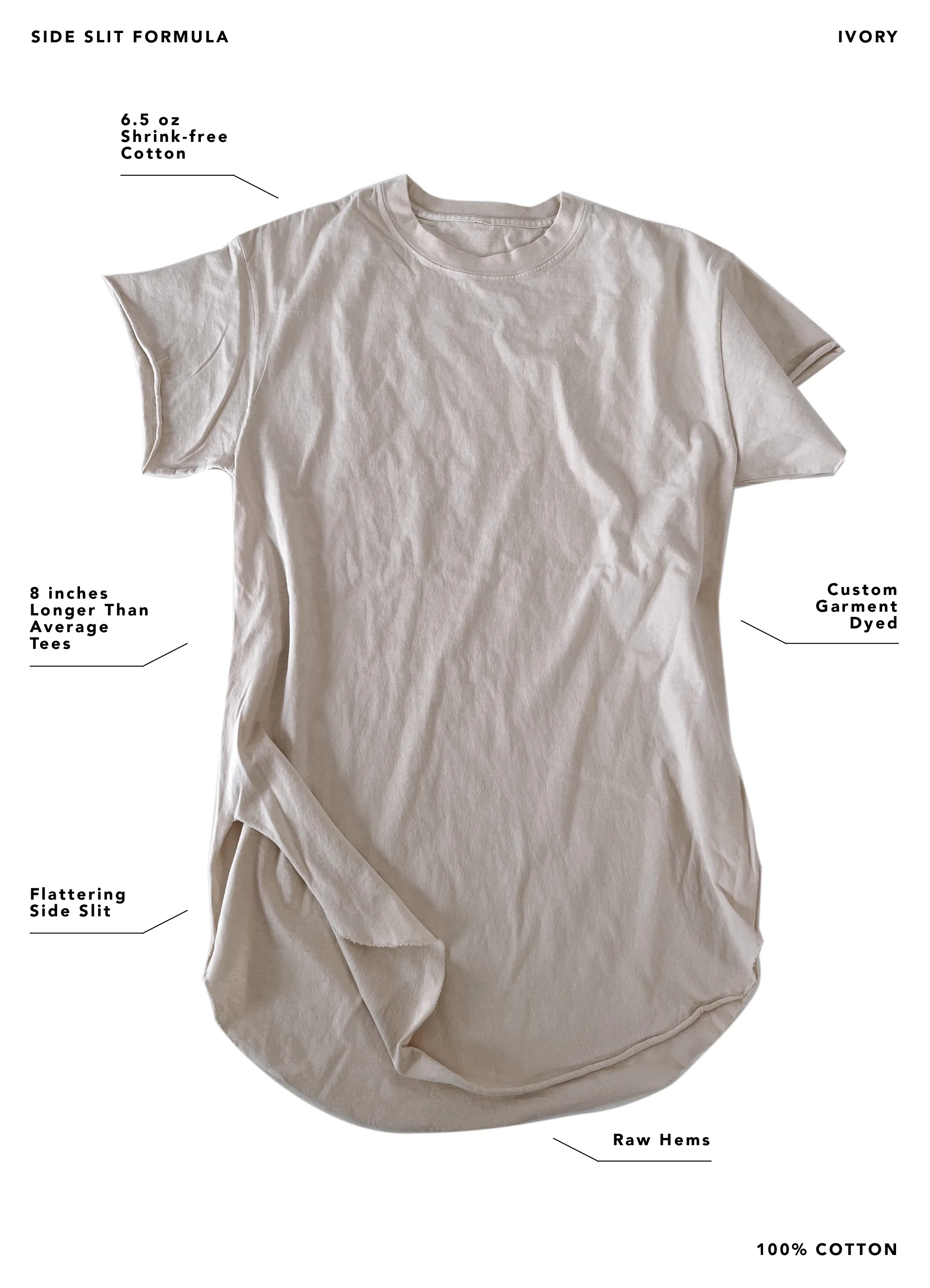 'TIL DEATH DO US PART SIDE SLIT TEE