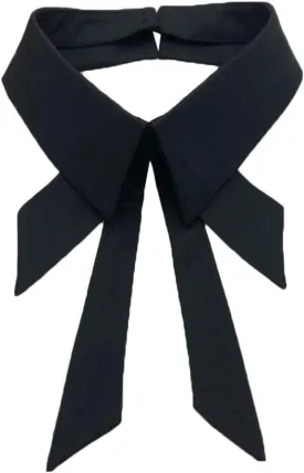 Vpang Detachable Fake Collar Lapel Plaid Blouse False Collar Choker Peter Pan Necklace Neck Bow Tie
